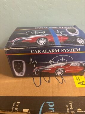 Car Alarm System - Black and Red